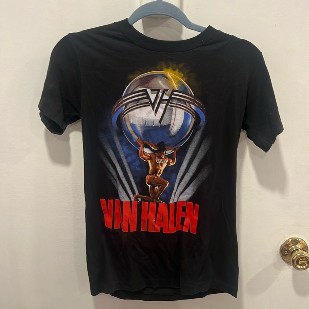 vintage van halen band tee